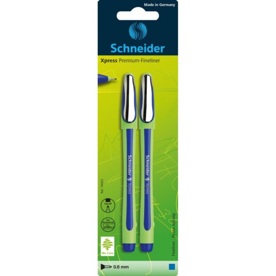Blister Fineliner Schneider Xpress Albastru