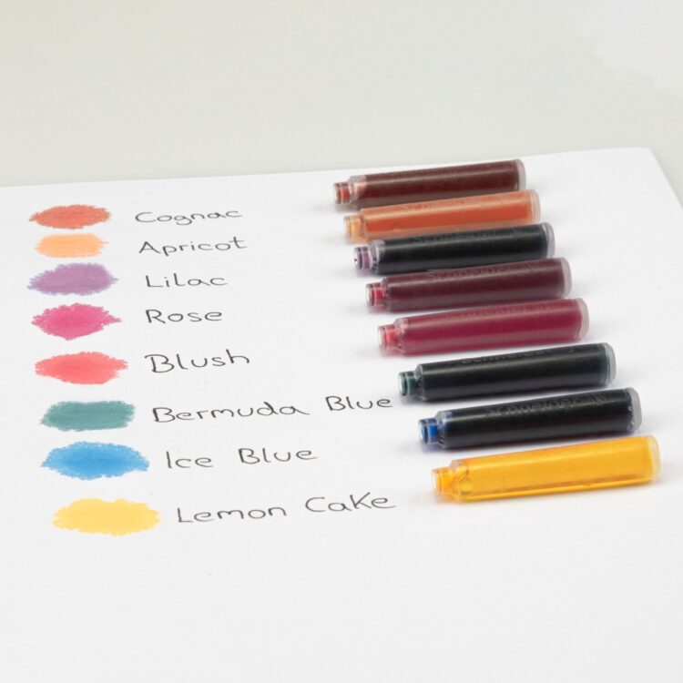 Călimară Cerneală Pastel Schneider exemplu 1