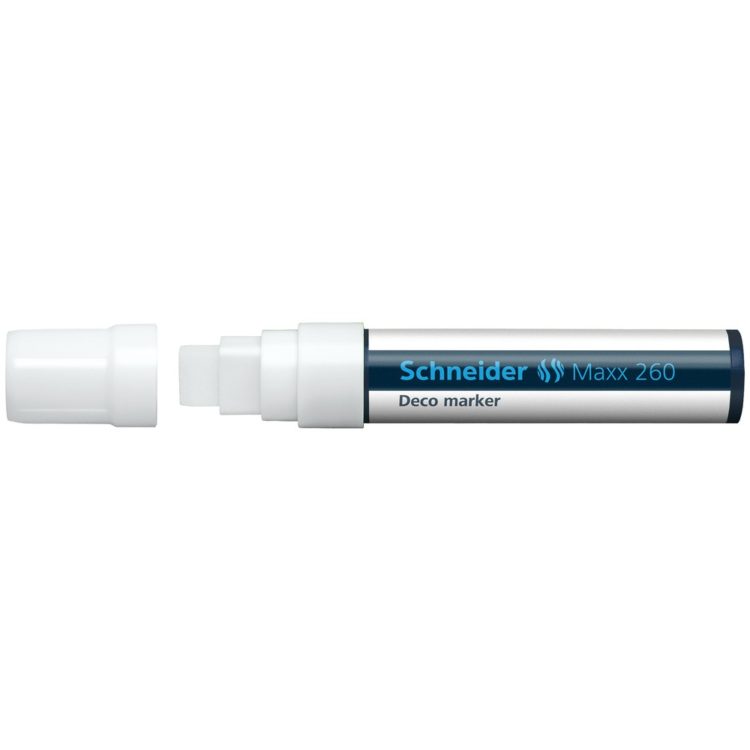 Deco Marker Schneider Maxx 260 Alb