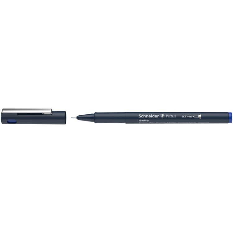 Fineliner Schneider Pictus 0,2 mm Albastru 2