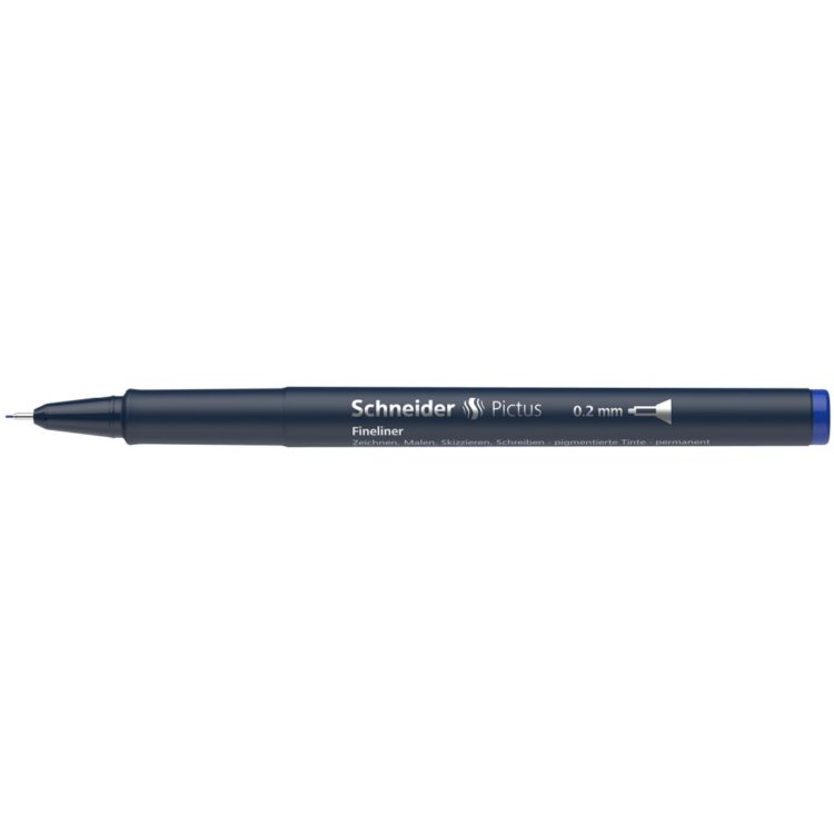 Fineliner Schneider Pictus 0,2 mm Albastru 3