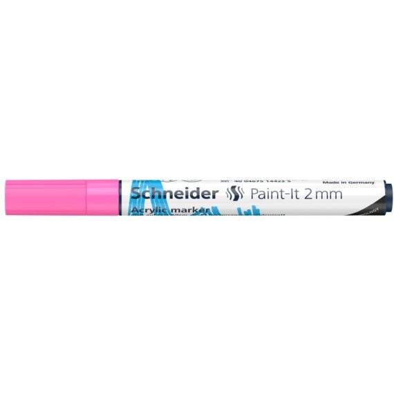 Marker cu vopsea acrilică Paint-It 310 Schneider Roz 1