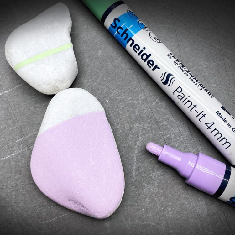 Marker cu vopsea acrilică Paint-It 320 Schneider exemplu 2