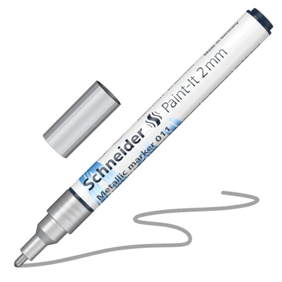 Marker metalic Paint-It 011 2 mm silver metallic