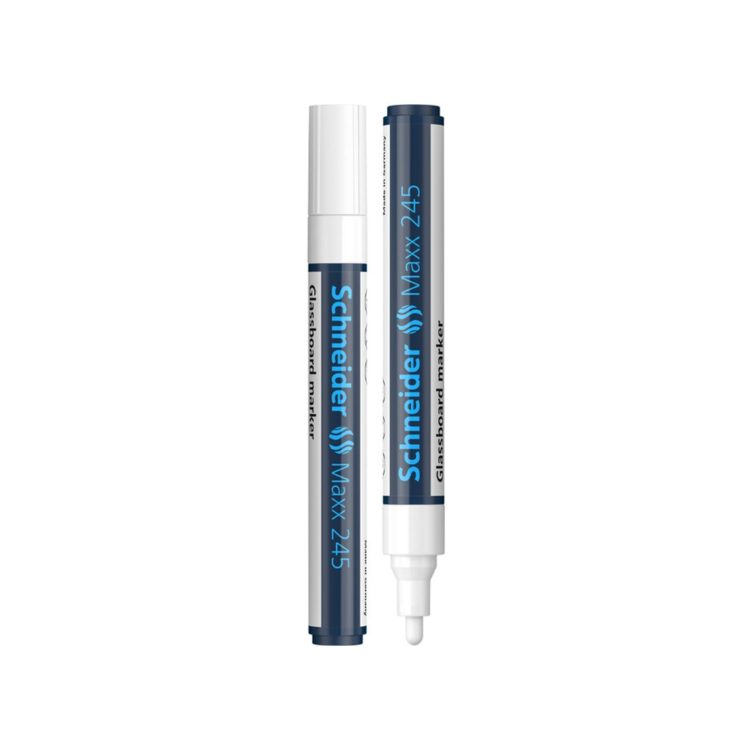 Marker pentru sticlă Schneider Maxx 245 Alb