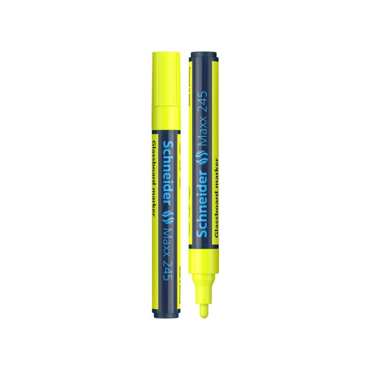 Marker pentru sticlă Schneider Maxx 245 Galben