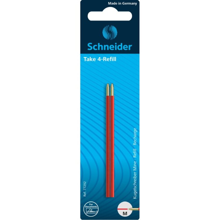 Mină Schneider Take 4 blister roșu