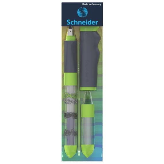 Stilou Schneider Base Kid pentru stângaci Verde cutie