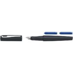 Stilou Schneider Tomo + 2 rezerve/blister Negru 2